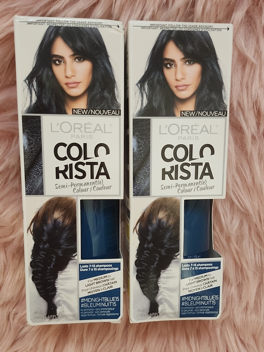 Brand New 2CT BUNDLE L'OREAL COLORISTA SEMI-PERM. COLOR